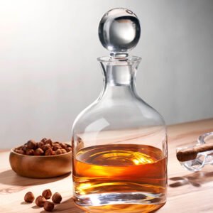 Bottom Crystal Wine Glass Whiskey Creative Wine Wine Bottle Irregular With Lid