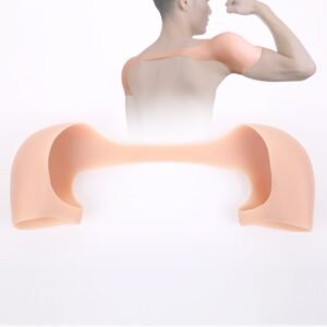 Muscle Shoulder Widened For Men And Women Silicone Right Angle Shoulder Pad Non-slip Detachable Wear
