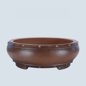 Purple Sand Floor Type Flowerpot Handmade
